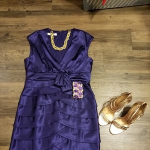 Mid-length Evan-Picone Evening Dress